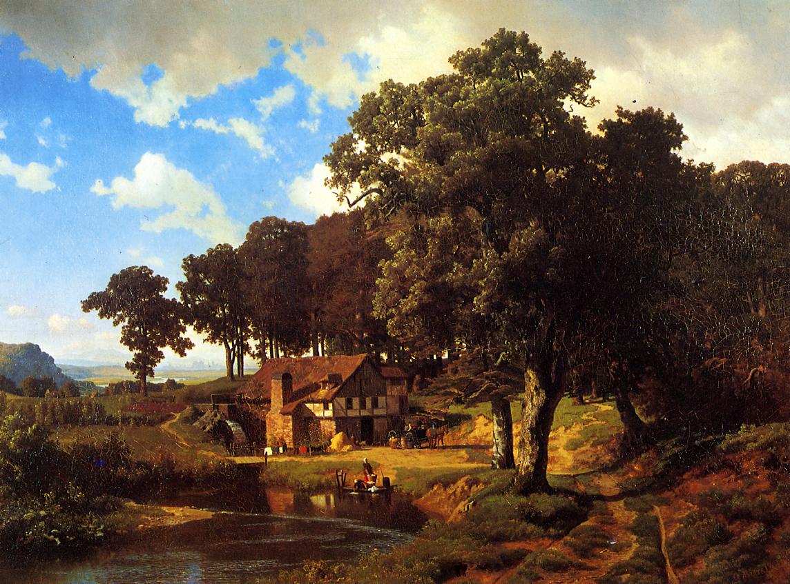 Albert Bierstadt Oil Paintings & Art Reproductions For Sale