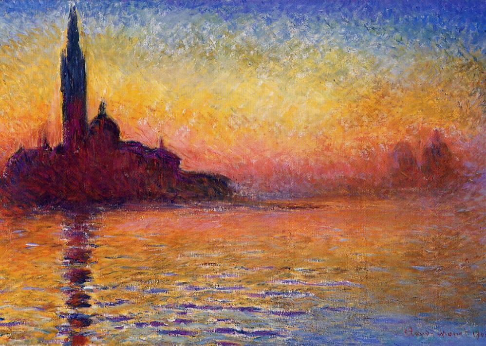 San Giorgio Maggiore by Twilight 1908 | Claude Monet | Oil Painting