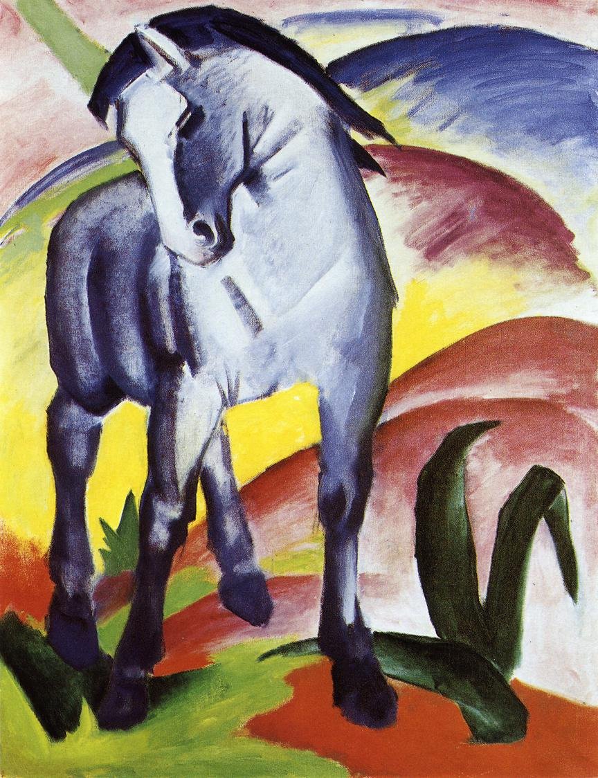 Blue Horse I 1911 | Franz Marc | oil painting