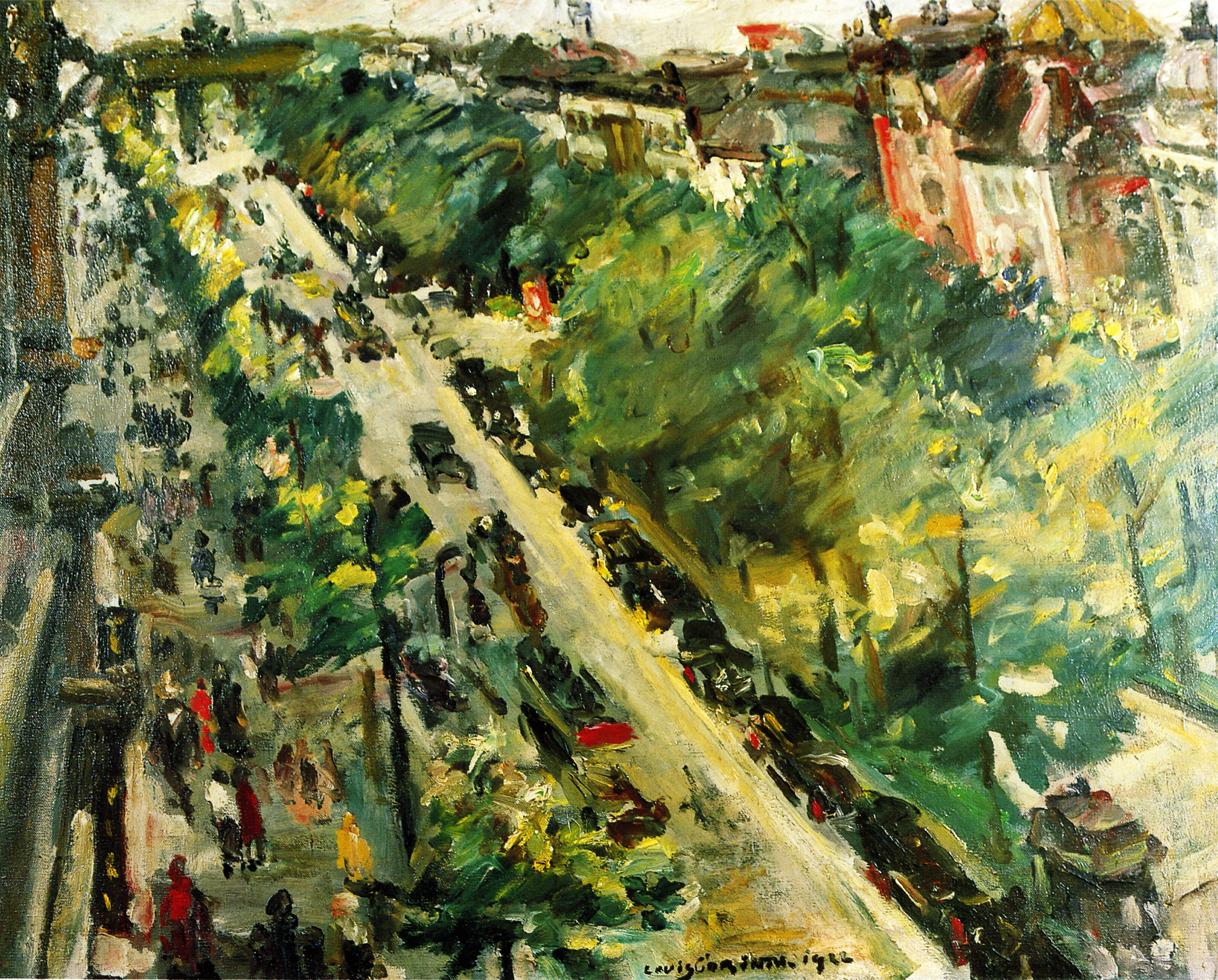 Unter den Linden Berlin Painting Lovis Corinth Oil Paintings