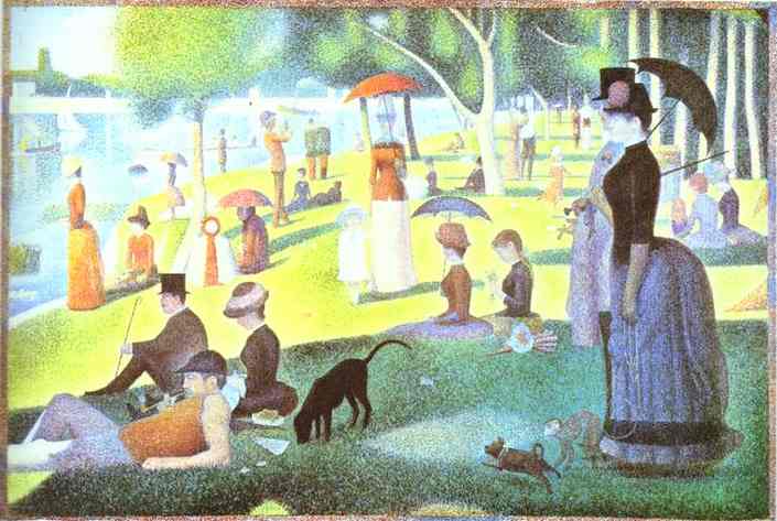 A Sunday On La Grande Jatte 1884-86 | Georges Seurat | oil painting