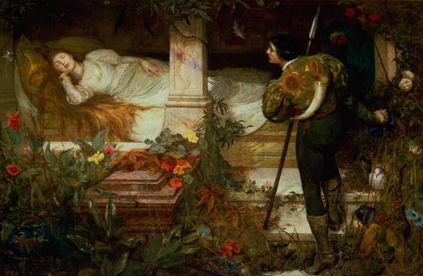 Image result for sleeping beauty oil painting
