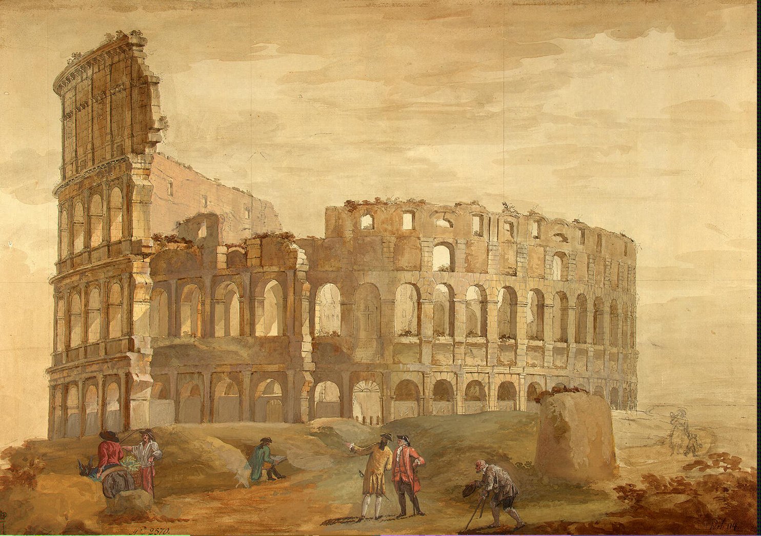 Colosseum In Rome Painting Clerisseau Charles Louis Oil Paintings Colosseum In Rome Painting Clerisseau Charles Louis Oil Paintings