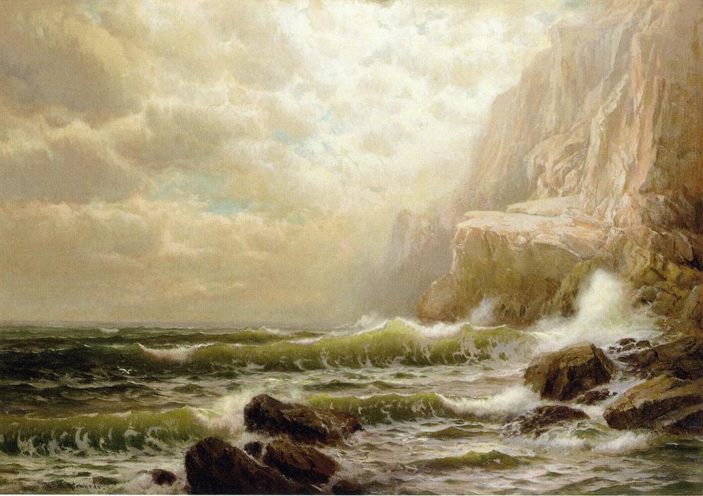 Cliffs of Dover Painting William Trost Richards Oil Paintings