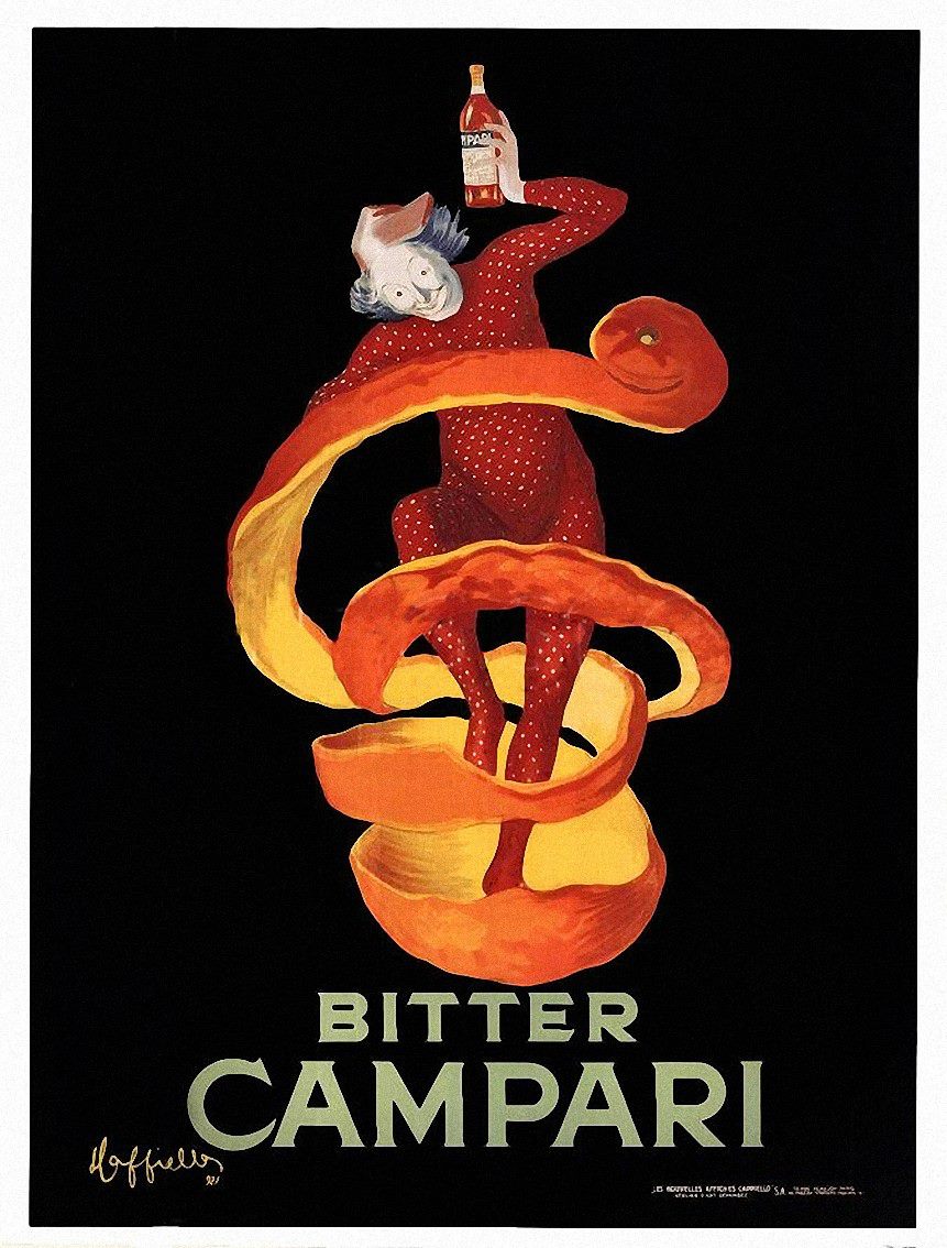 Bitter Campari | Leonetto Cappiello | oil painting
